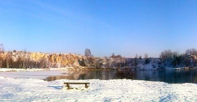 Balaton w zimowej scenerii