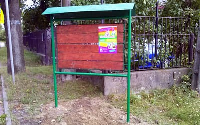 Tablice ogłoszeniowe powinny być sprzątane systematycznie