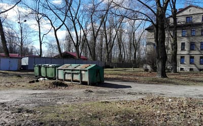 Betonowe płyty pod kontenery na odpady?