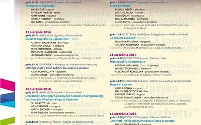 Festiwal Muzyki Kameralnej i Organowej także w Trzebini!