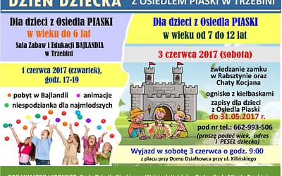 Osiedlowe obchody Dnia Dziecka na Osiedlu Piaski