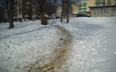 Wnioskuję o budowę chodnika na Osiedlu Krakowska