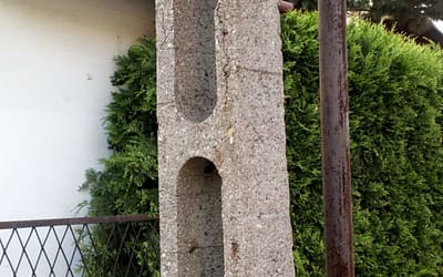 Słup został już zakwalifikowany do wymiany