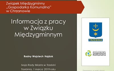 Sprawozdanie z działalności w „Gospodarka Komunalna”