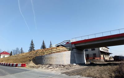 Wiadukt w ciągu ul. Słowackiego w budowie