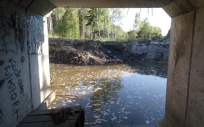 Przejście pod torami całkowicie zamknięte