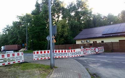 Ulicą Słowackiego na razie nie jeździmy