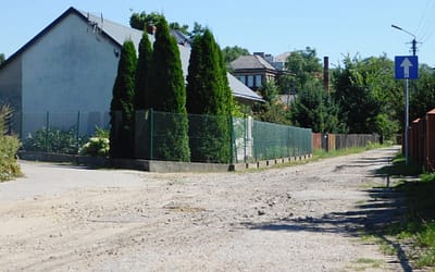 Fragment ul. Jana III Sobieskiego do przebudowy