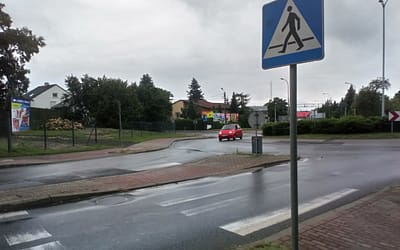 Przejścia dla pieszych są mało widoczne?