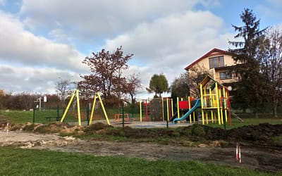 Altana z paleniskiem stanie przy ul. Słonecznej