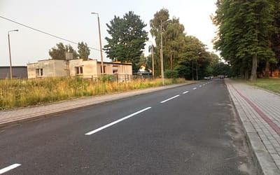 Pobocza osiedlowych dróg zostały wyczyszczone