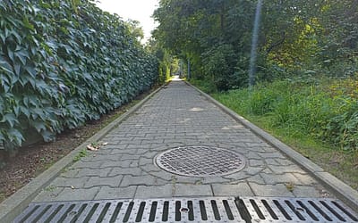 Wniosek o wyczyszczenie kratek ściekowych w chodniku