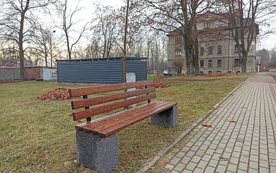 Zakupiliśmy ławkę z myślą o mieszkańcach