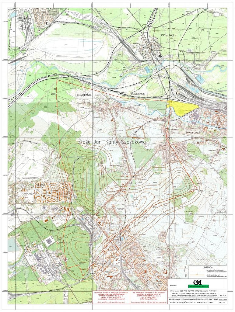 Proponowana lokalizacja Zakładu Górniczego mariola2-mapa